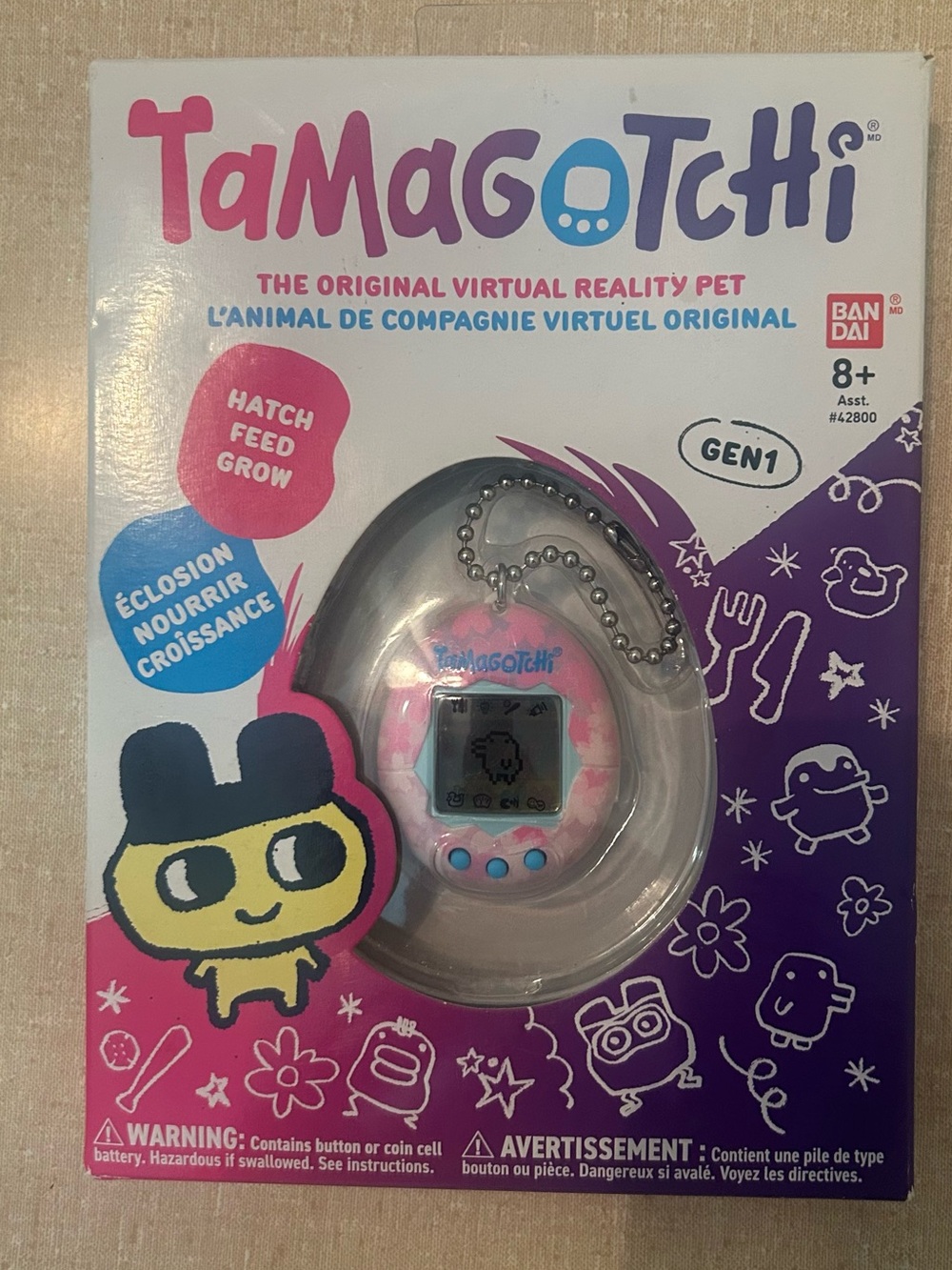 Tamagotchi Original Virtual Pet Handheld - Pink